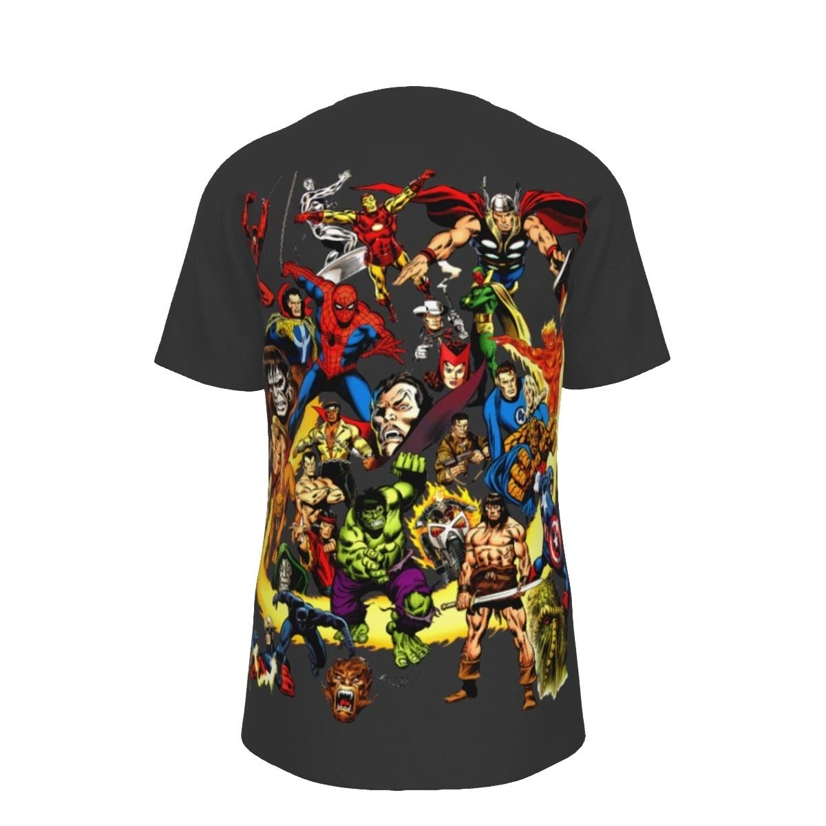 HISTORY OF THE MARVEL UNIVERSE 1 VAR ALL OVER PRINT SHIRTS