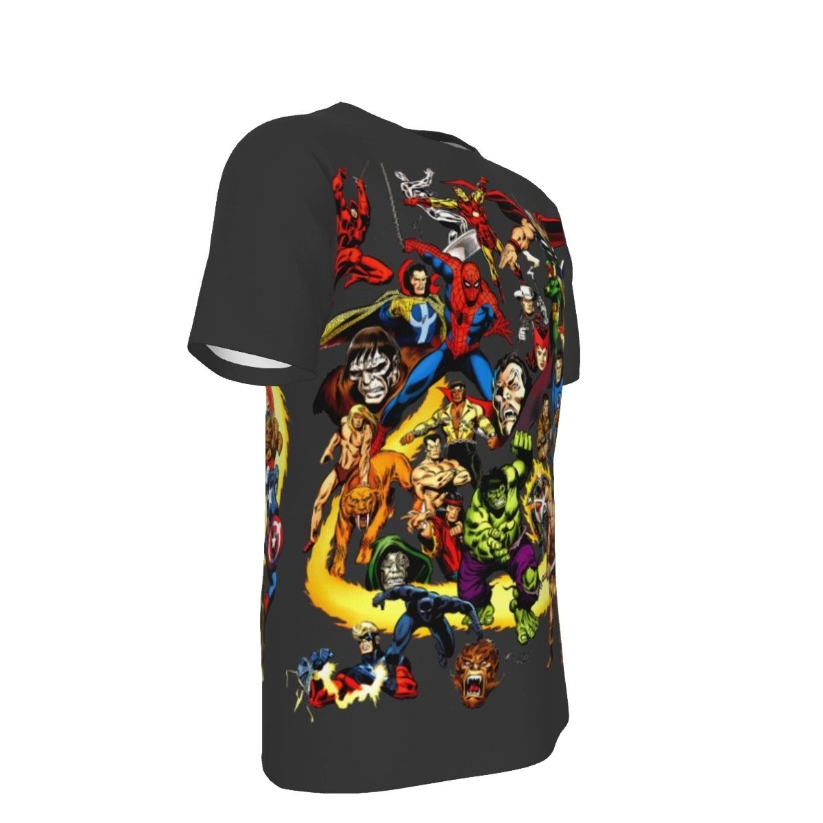 HISTORY OF THE MARVEL UNIVERSE 1 VAR ALL OVER PRINT SHIRTS