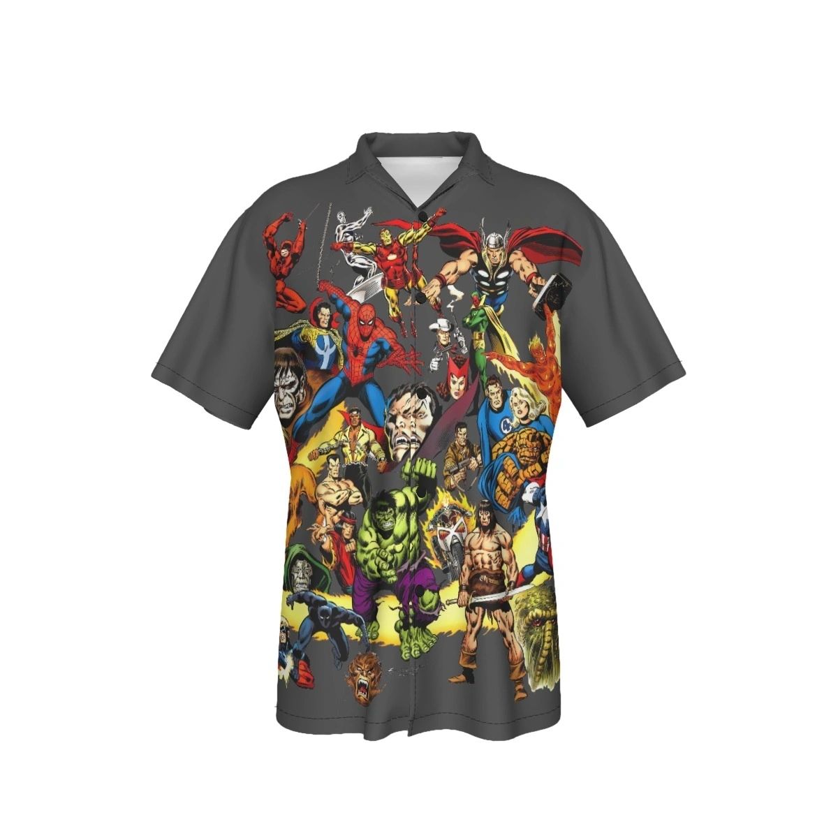 HISTORY OF THE MARVEL UNIVERSE 1 VAR ALL OVER PRINT SHIRTS
