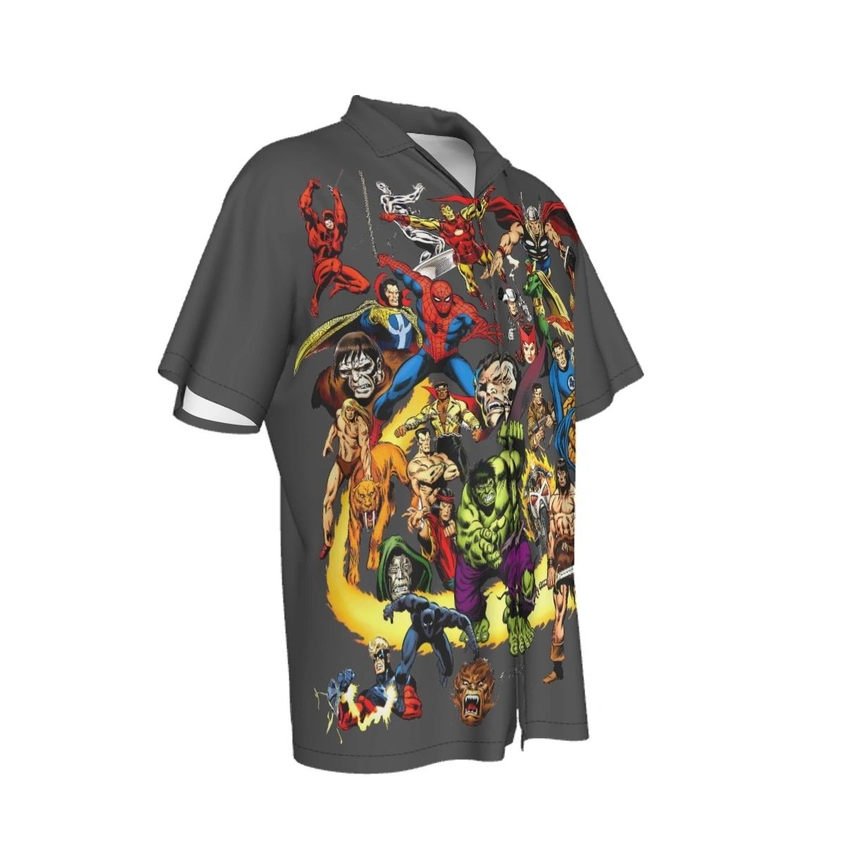 HISTORY OF THE MARVEL UNIVERSE 1 VAR ALL OVER PRINT SHIRTS
