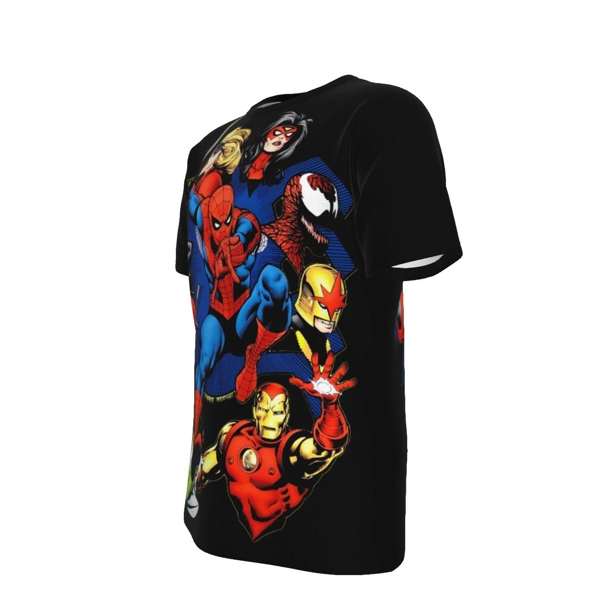 HISTORY OF THE MARVEL UNIVERSE 4 VAR ALL OVER PRINT SHIRTS