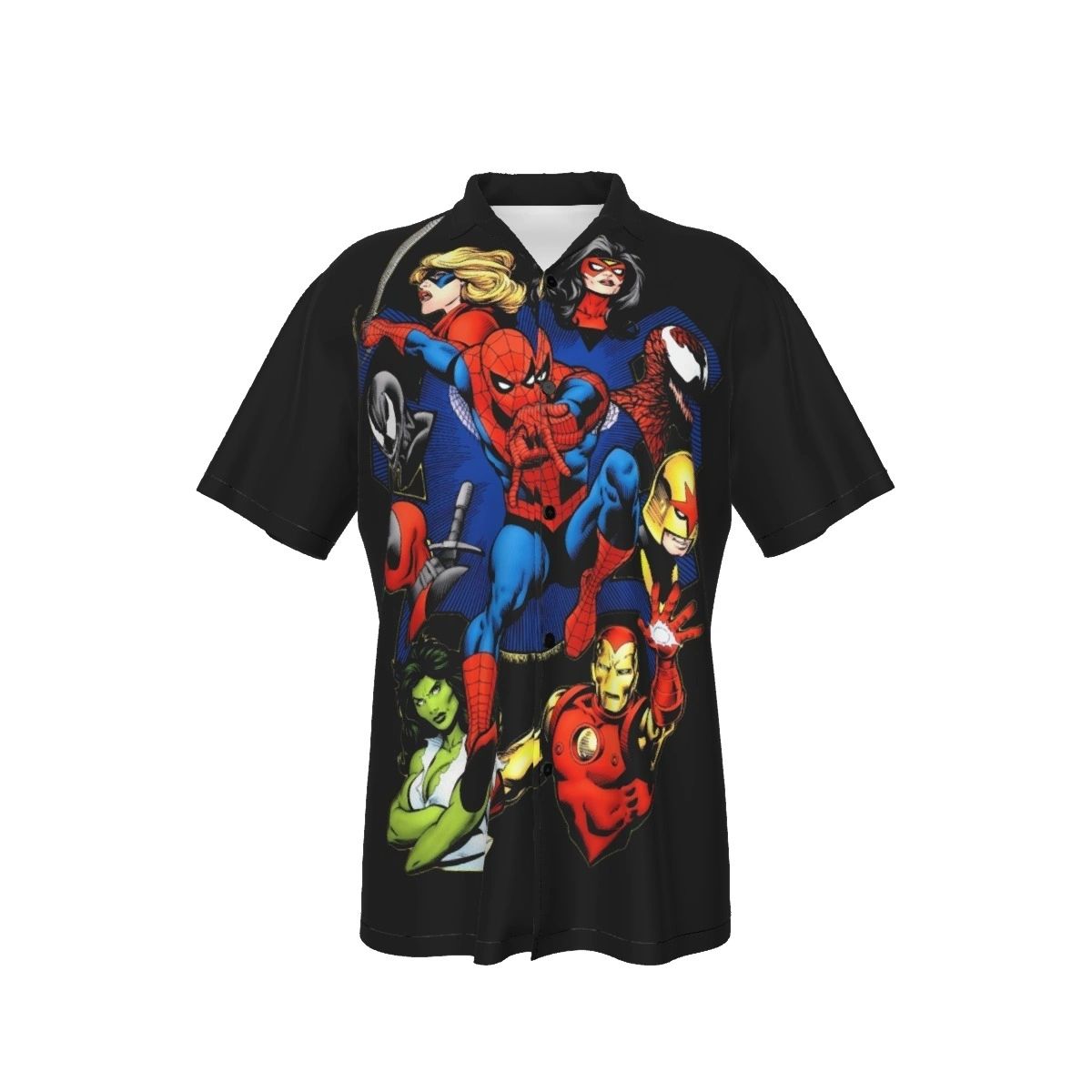 HISTORY OF THE MARVEL UNIVERSE 4 VAR ALL OVER PRINT SHIRTS