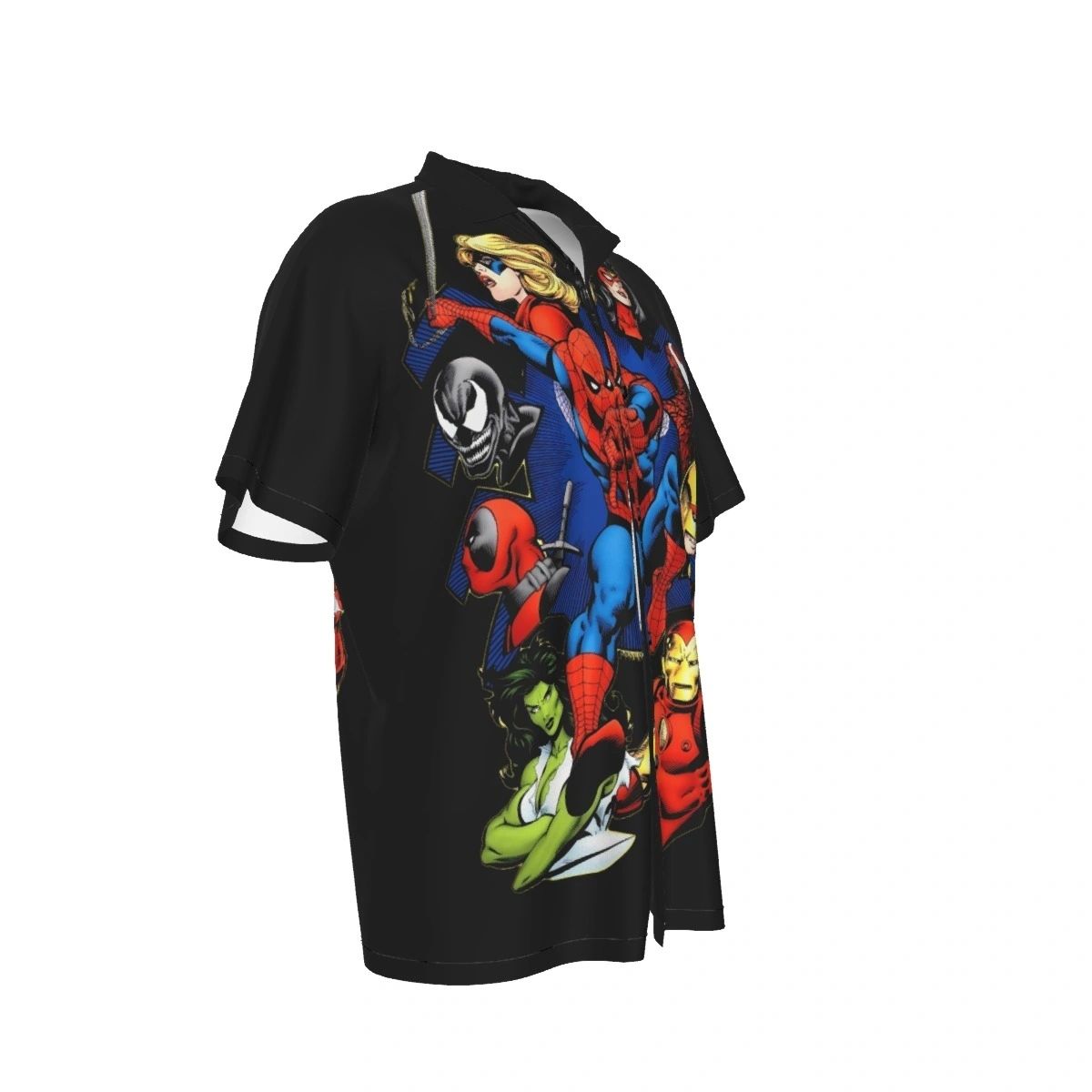 HISTORY OF THE MARVEL UNIVERSE 4 VAR ALL OVER PRINT SHIRTS