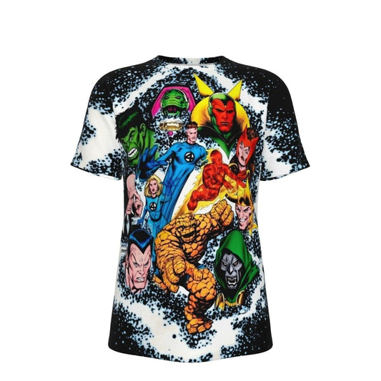 HISTORY OF THE MARVEL UNIVERSE 3 VAR ALL OVER PRINT SHIRTS