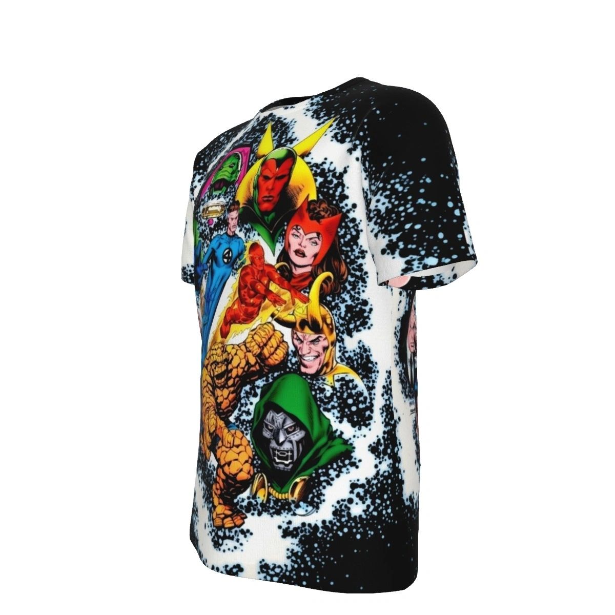 HISTORY OF THE MARVEL UNIVERSE 3 VAR ALL OVER PRINT SHIRTS