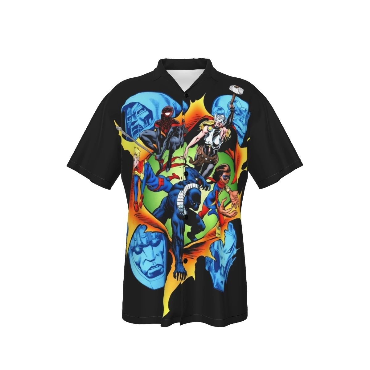HISTORY OF THE MARVEL UNIVERSE 6 VAR ALL OVER PRINT SHIRTS