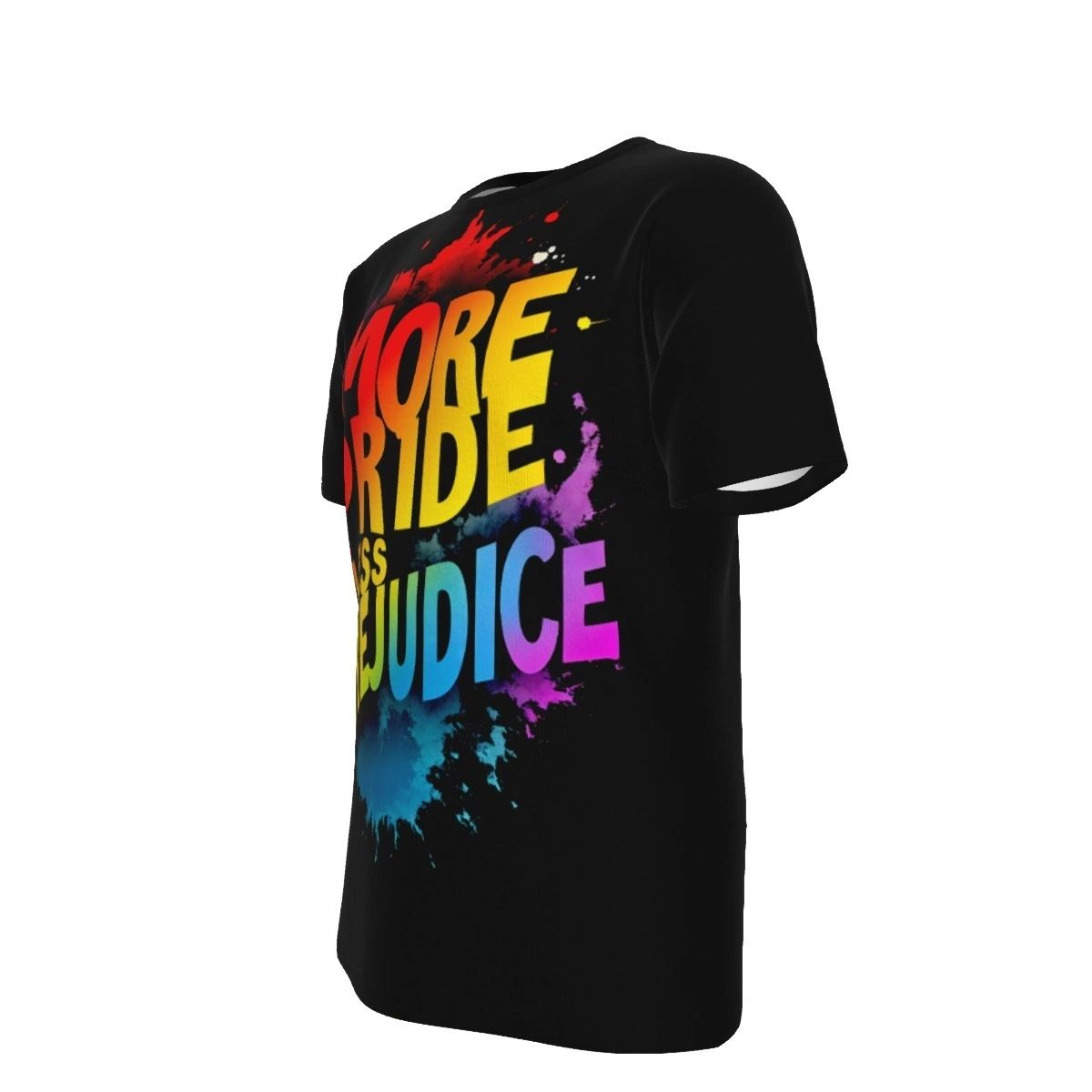 MORE PRIDE, LESS PREJUDICE ALL OVER PRINT SHIRTS