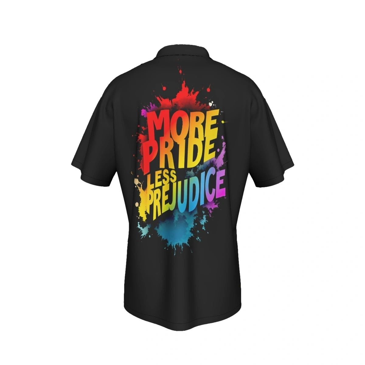 MORE PRIDE, LESS PREJUDICE ALL OVER PRINT SHIRTS