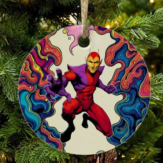 REEP DAGGLE READY CHRISTMAS TREE ORNAMENT - CHAMELEON BOY