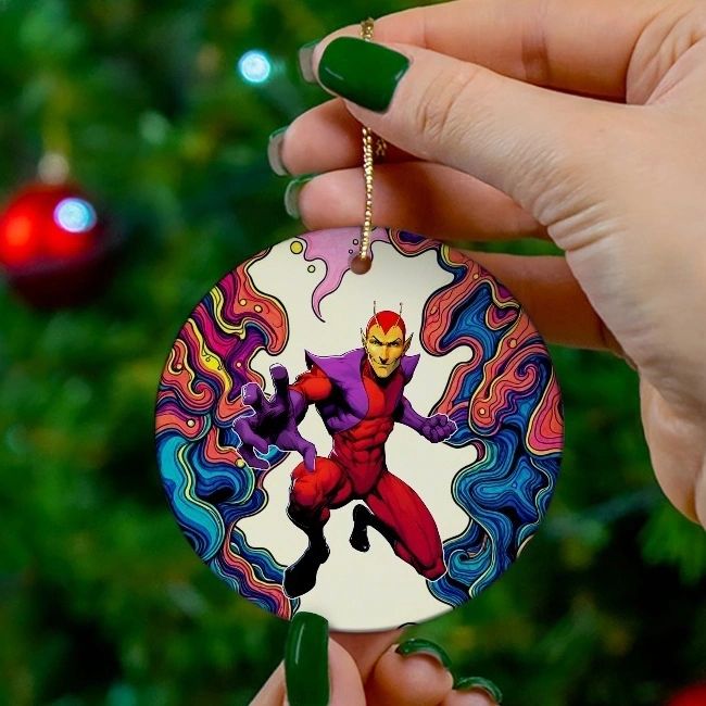 REEP DAGGLE READY CHRISTMAS TREE ORNAMENT - CHAMELEON BOY