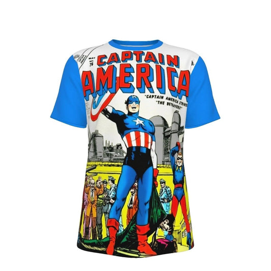 CAPTAIN AMERICA 76 ALL OVER PRINT SHIRTS