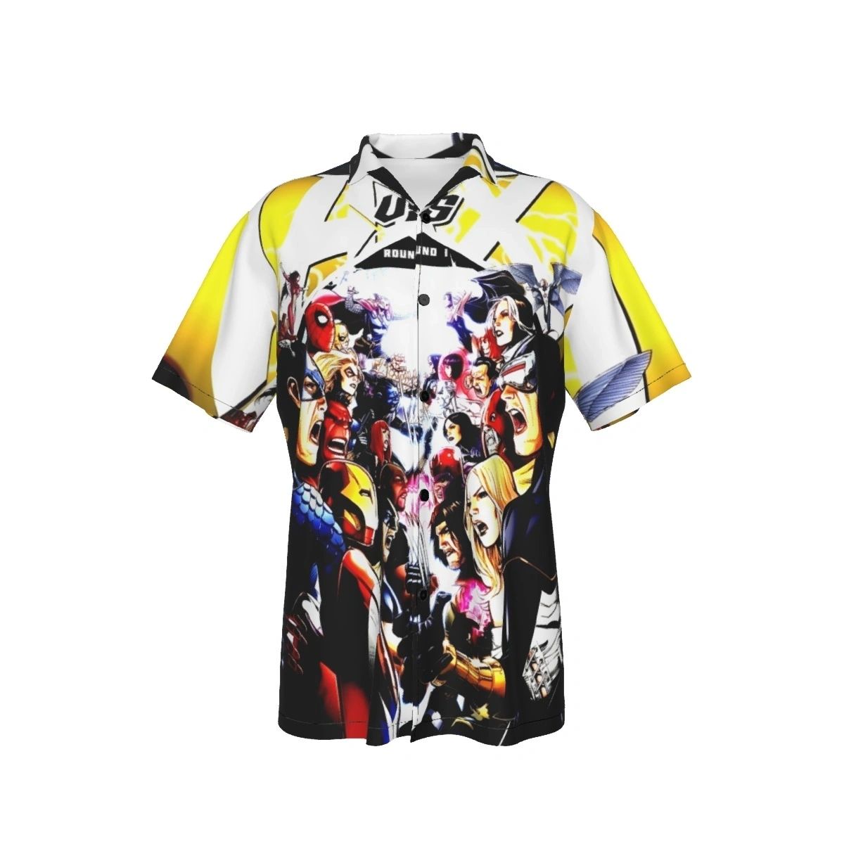AVENGERS VS XMEN ROUND 1 ALL OVER PRINT SHIRTS