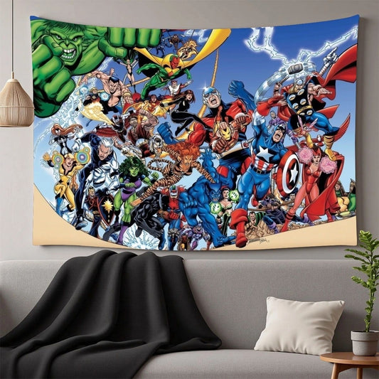 AVENGERS TRIBUTE TO PEREZ TAPESTRY - SPECIAL BUY - FREE SHIPPING