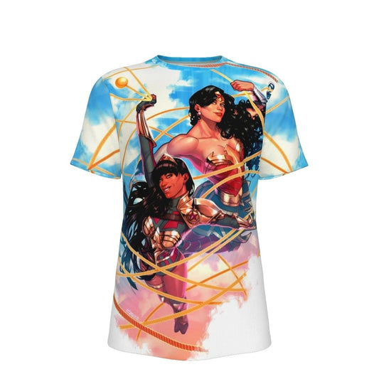 WONDER WOMAN 800 VAR Jamal Campbell All-Over Print Shirt - COVER C