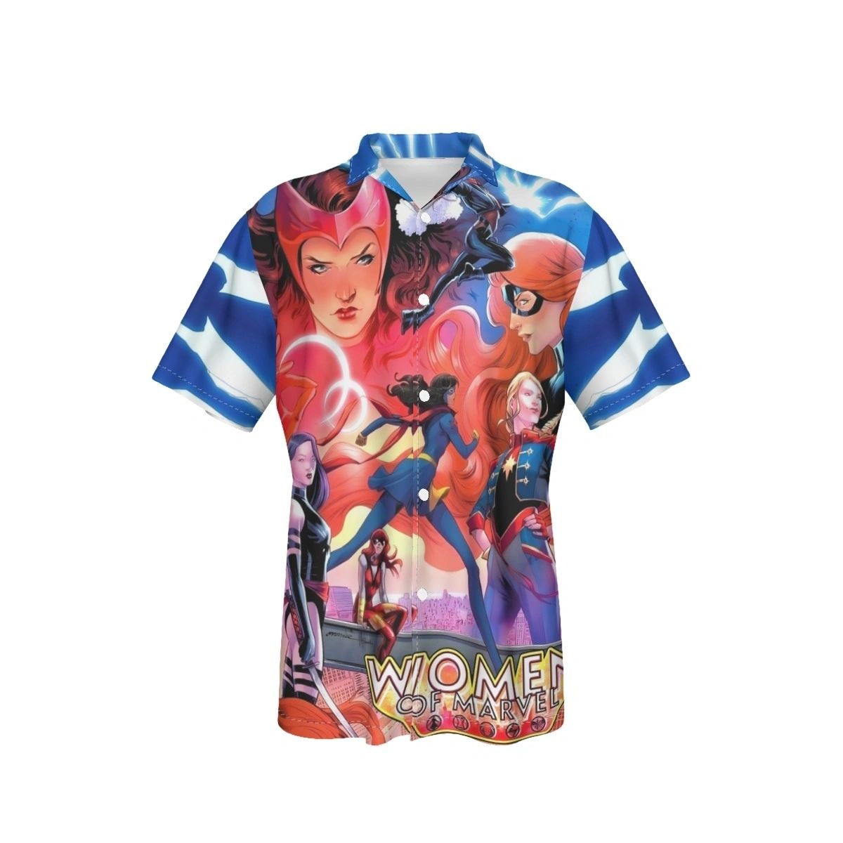WOMEN OF MARVEL 5 V2 All-Over Print Shirt