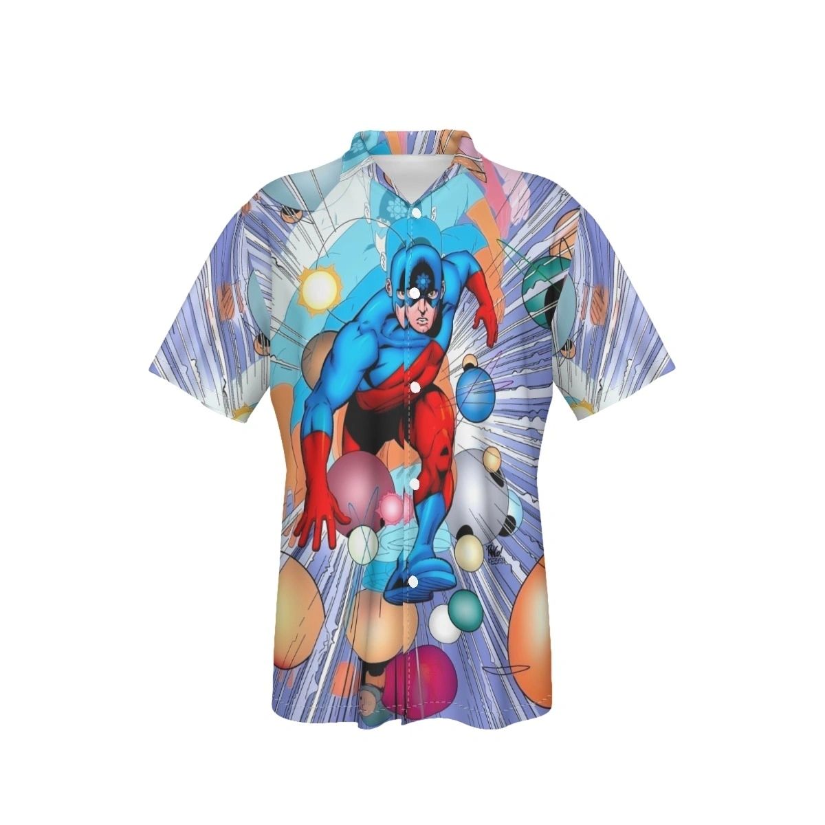 ATOM PINUP All-Over Print Shirt