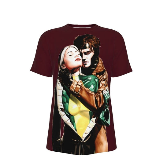ROGUE AND GAMBIT ALL OVER PRINT SHIRT AND TANK