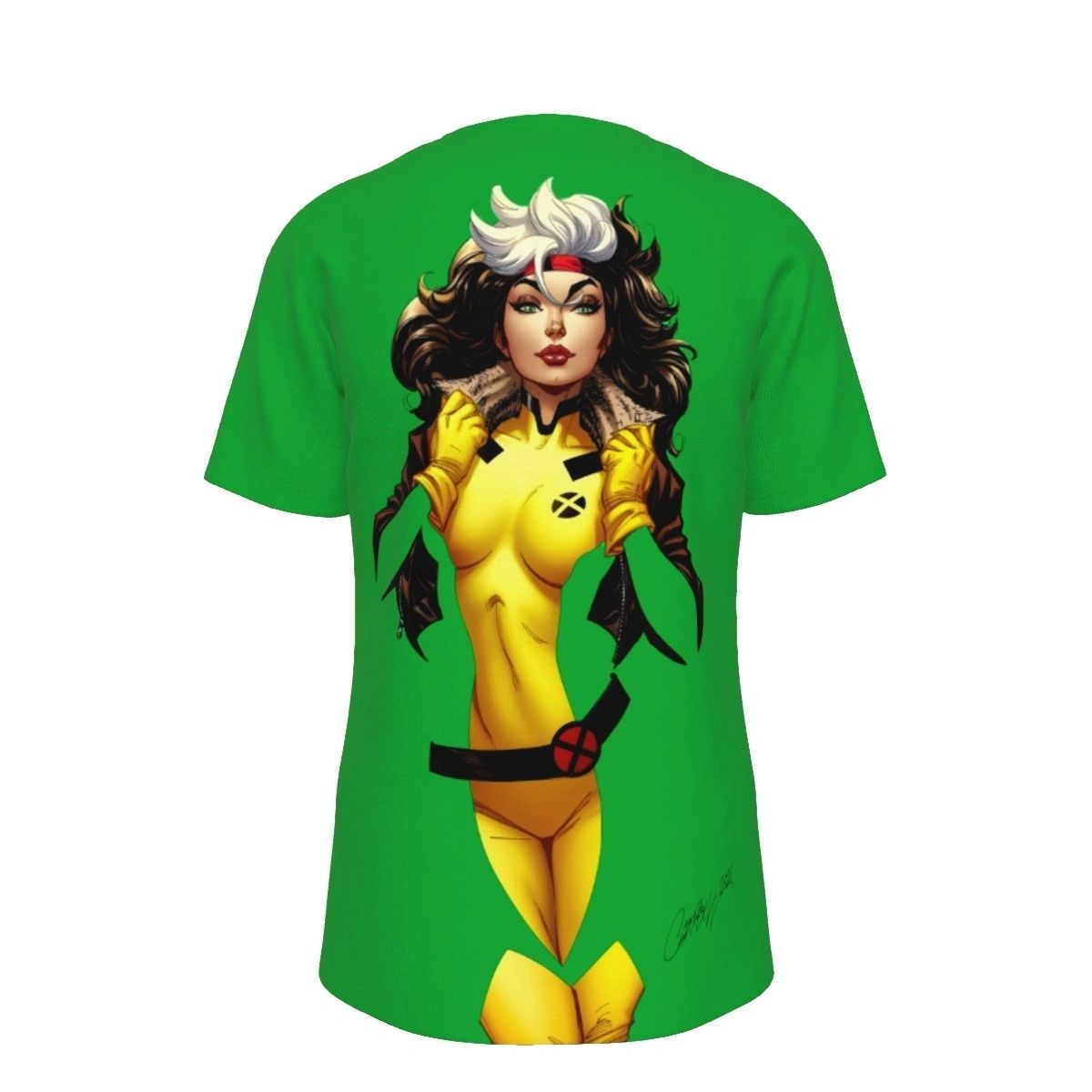 XMEN 1 NEGATIVE SPACE ROGUE ALL OVER PRINT SHIRT AND TANK