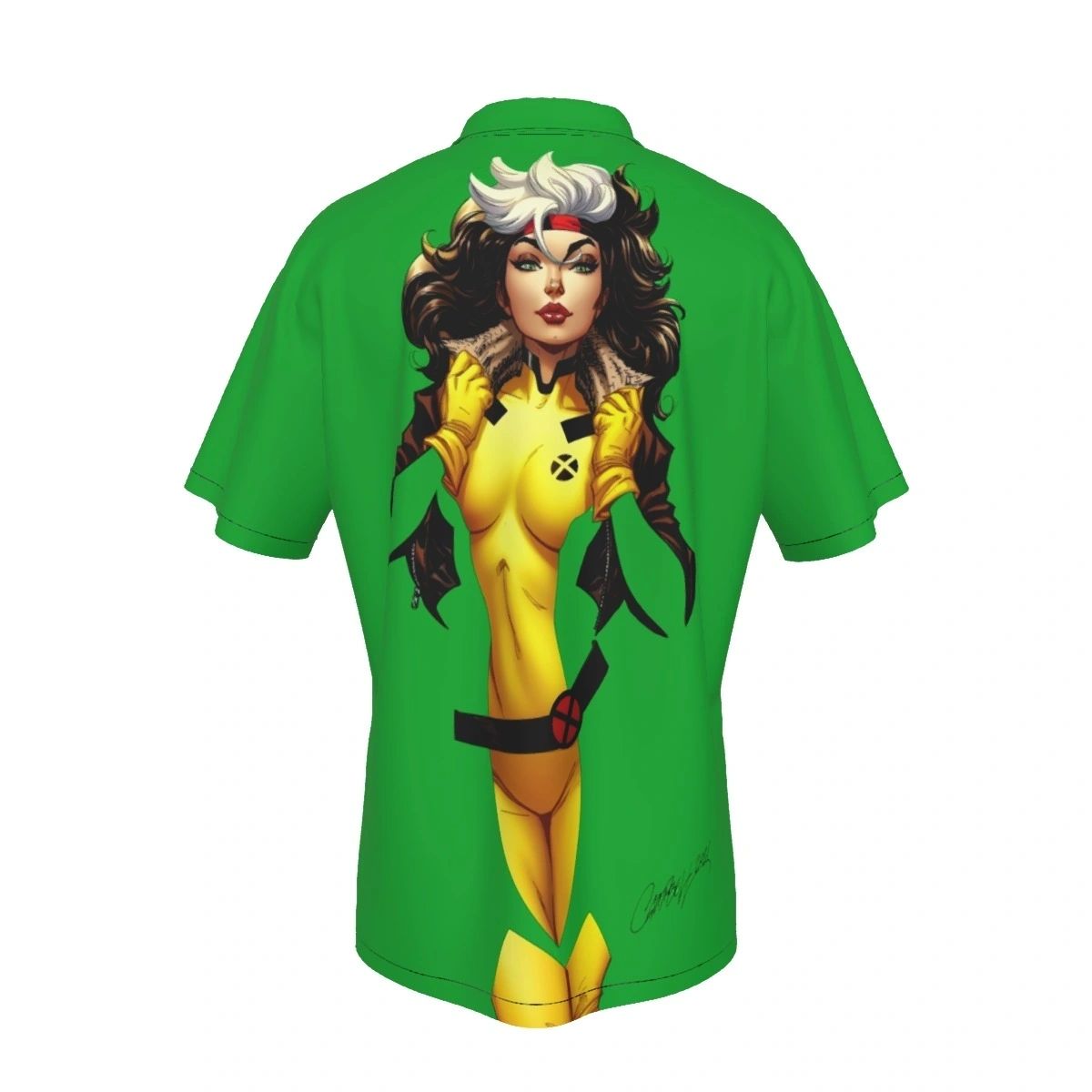 XMEN 1 NEGATIVE SPACE ROGUE ALL OVER PRINT SHIRT AND TANK