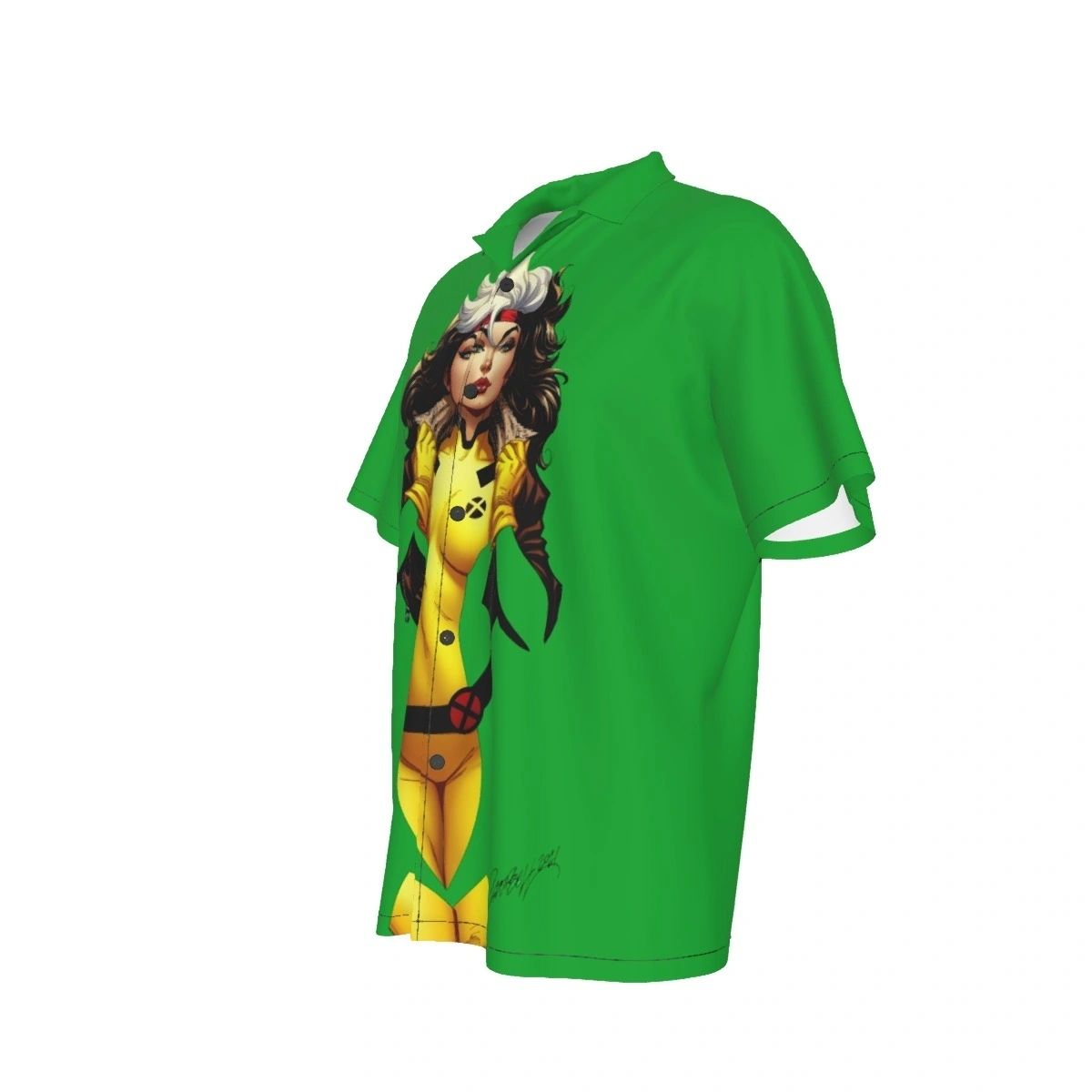 XMEN 1 NEGATIVE SPACE ROGUE ALL OVER PRINT SHIRT AND TANK
