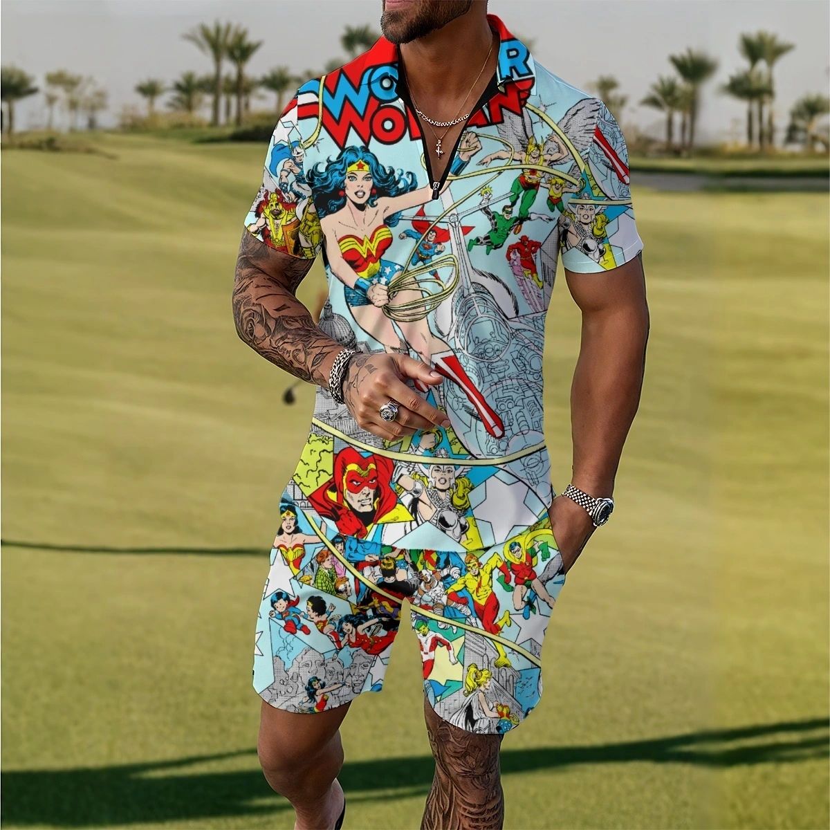WONDER WOMAN POLO SPORTSWEAR SET