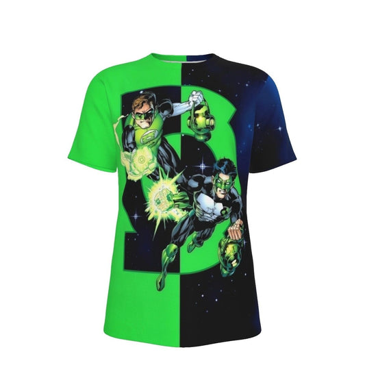 GREEN LANTERN 100 ALL OVER PRINT SHIRT AND TANK - HAL AND KYLE