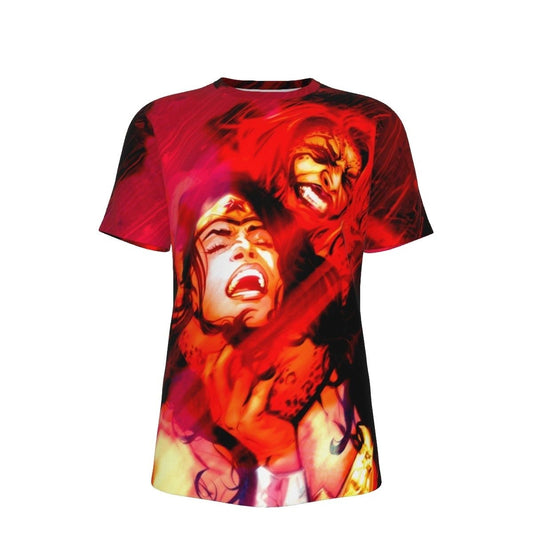 WONDER WOMAN VS CHEETAH ALL OVER PRINT SHIRT AND TANK