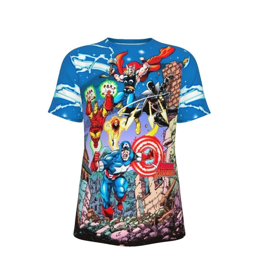 AVENGERS 21 V3 SPLASH ALL OVER PRINT SHIRT AND TANK - GEORGE PEREZ ART