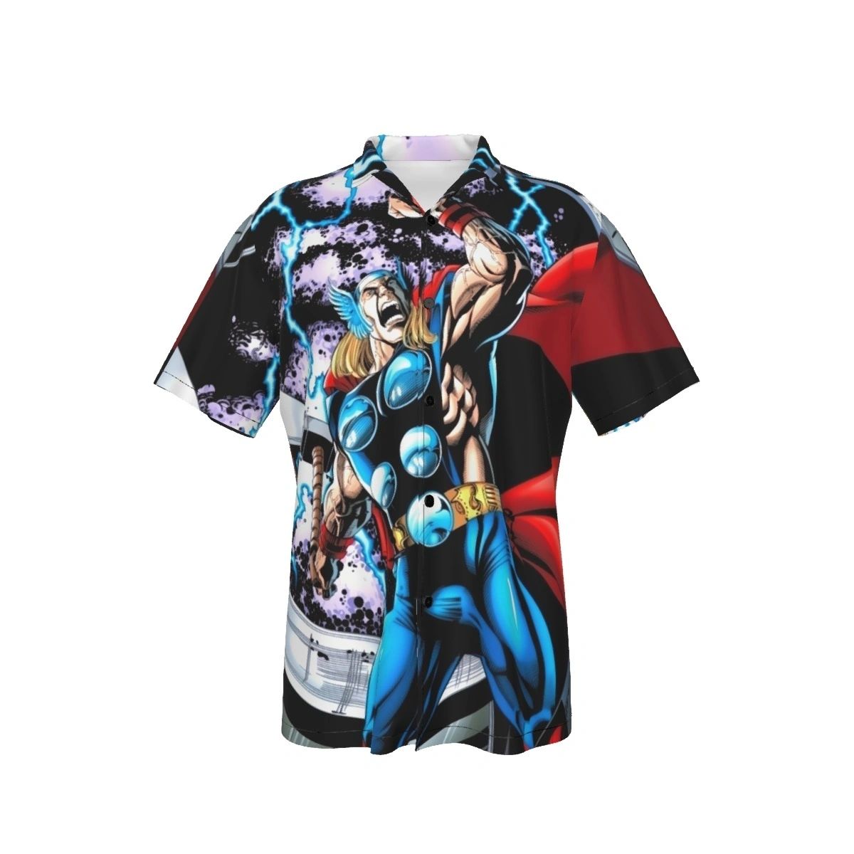 THOR PINUP ALL OVER PRINT SHIRT AND TANK - GEORGE PEREZ ART
