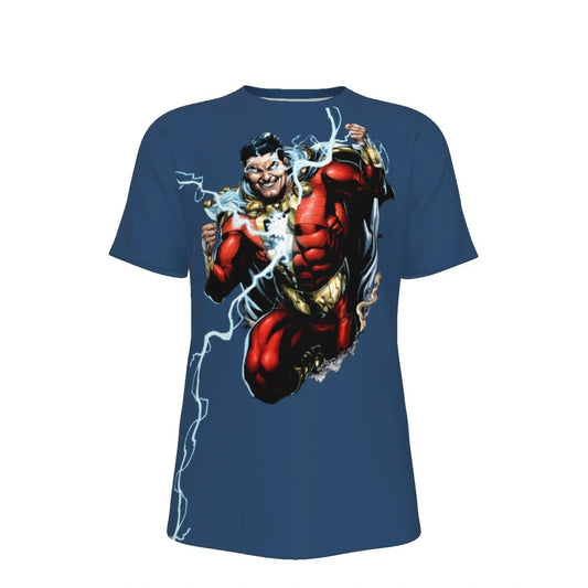 SHAZAM BURST ALL OVER PRINT SHIRT AND TANK