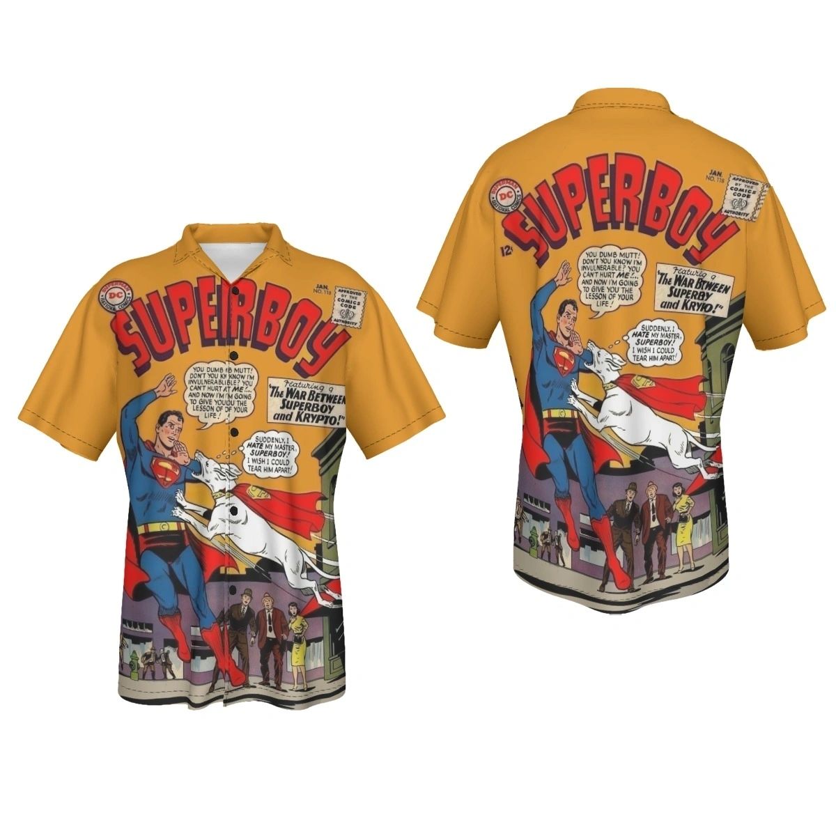 SUPERBOY 118 ALL OVER PRINT SHIRT AND TANK