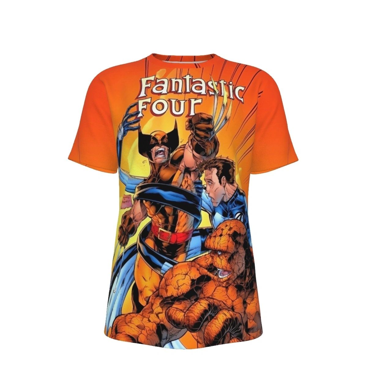 FANTASTIC FOUR 7 V2 ALL OVER PRINT SHIRT AND TANK - WOLVERINE
