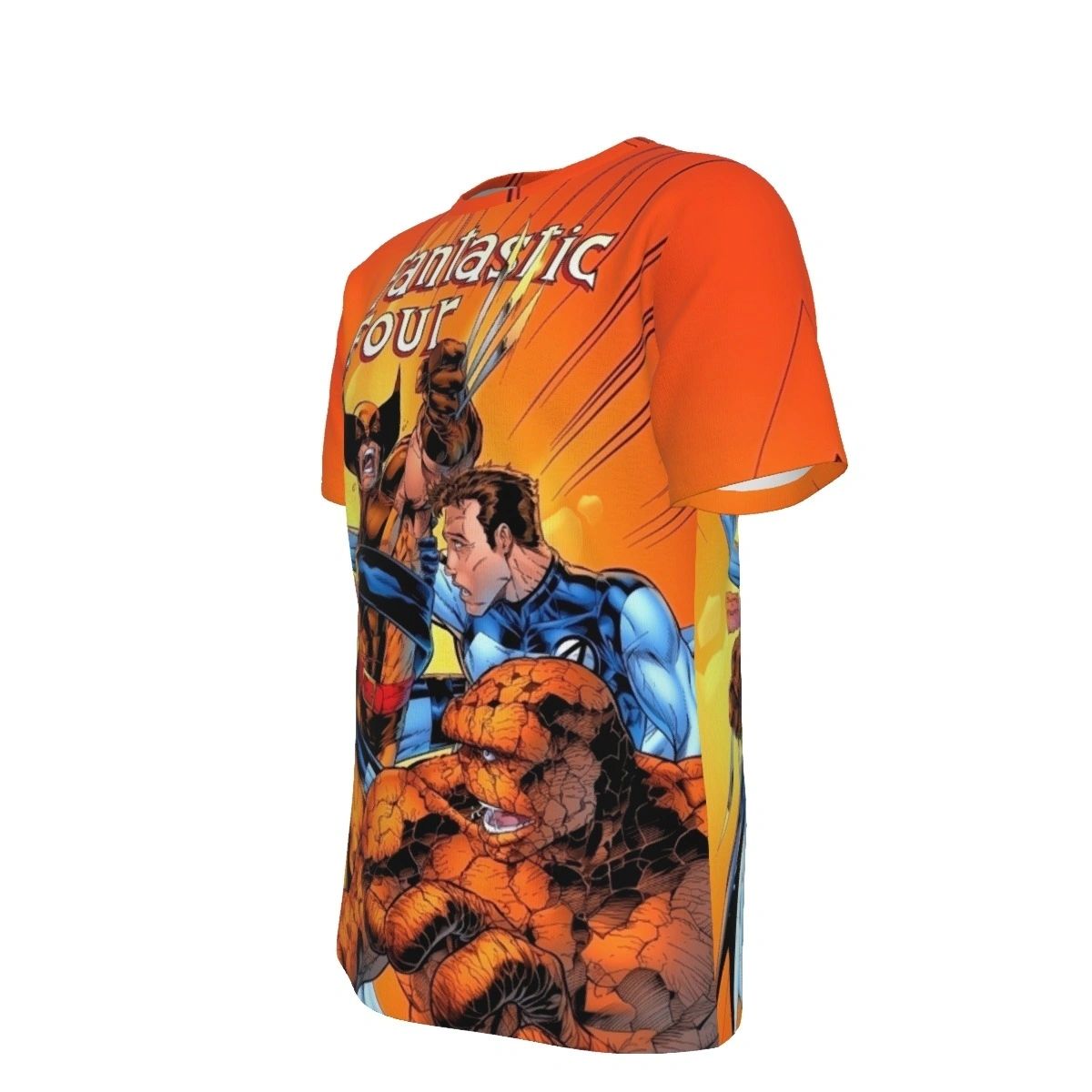 FANTASTIC FOUR 7 V2 ALL OVER PRINT SHIRT AND TANK - WOLVERINE