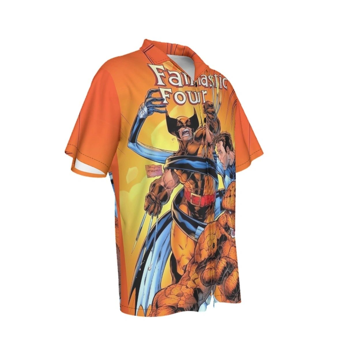 FANTASTIC FOUR 7 V2 ALL OVER PRINT SHIRT AND TANK - WOLVERINE