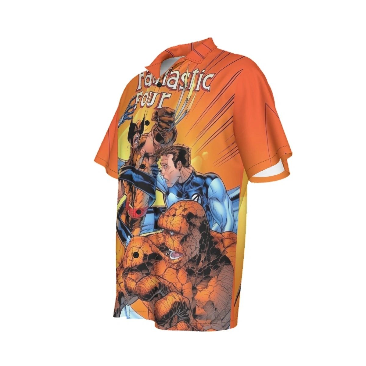 FANTASTIC FOUR 7 V2 ALL OVER PRINT SHIRT AND TANK - WOLVERINE