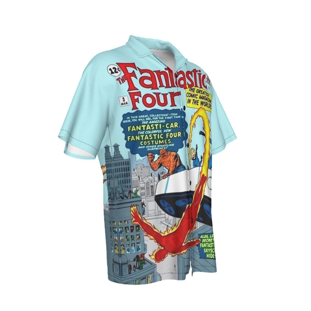 FANTASTIC FOUR 3 ALL OVER PRINT SHIRT AND TANK