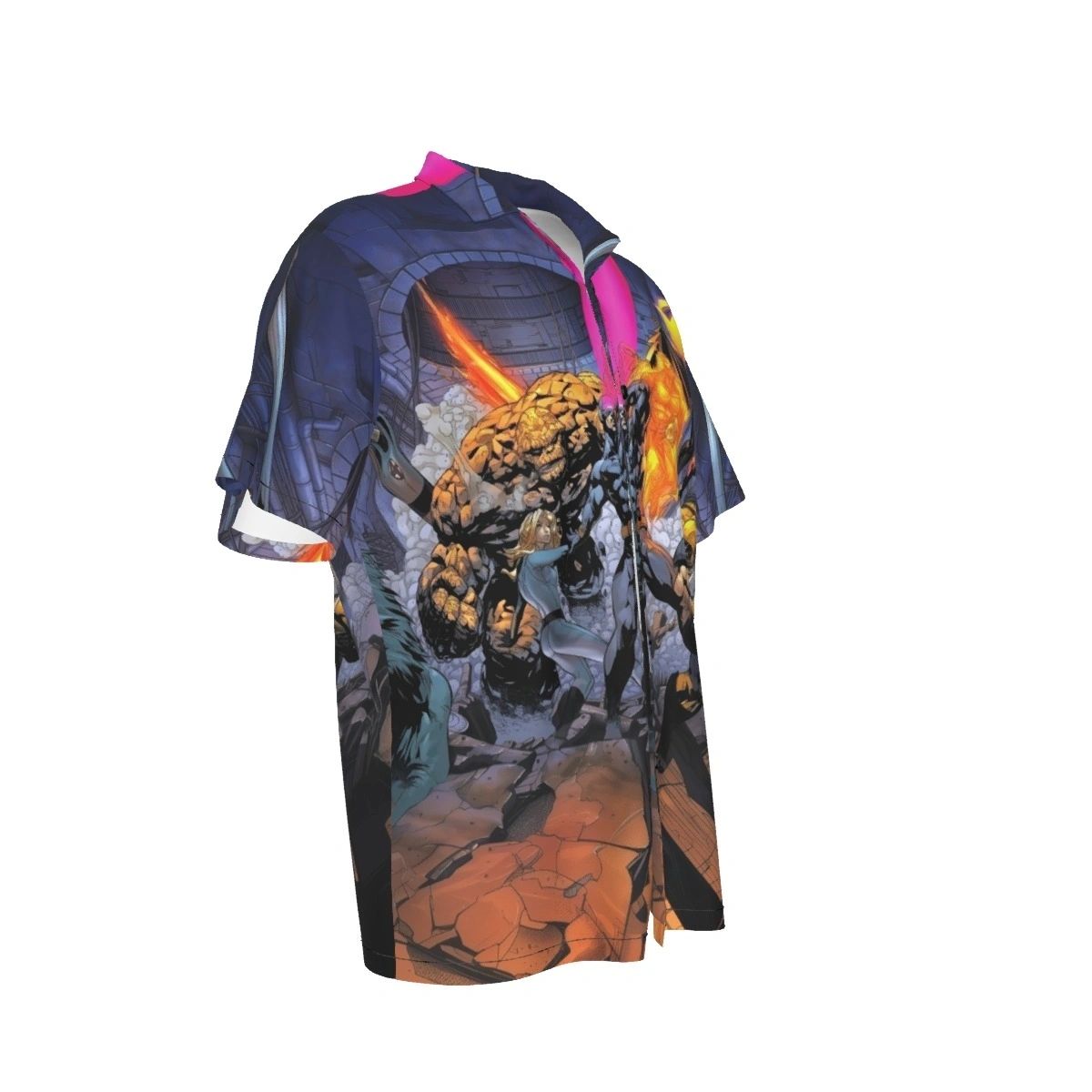 X4 FANTASTIC FOUR XMEN FAMILY PINUP ALL OVER PRINT SHIRT AND TANK