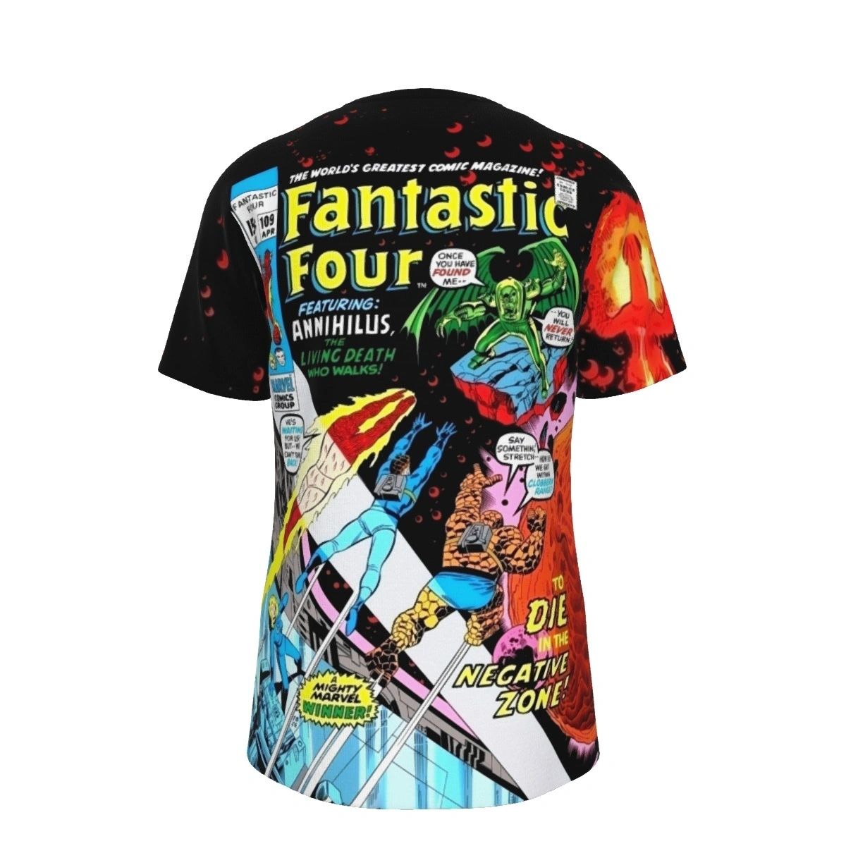 FANTASTIC FOUR 109 ALL OVER PRINT SHIRT AND TANK