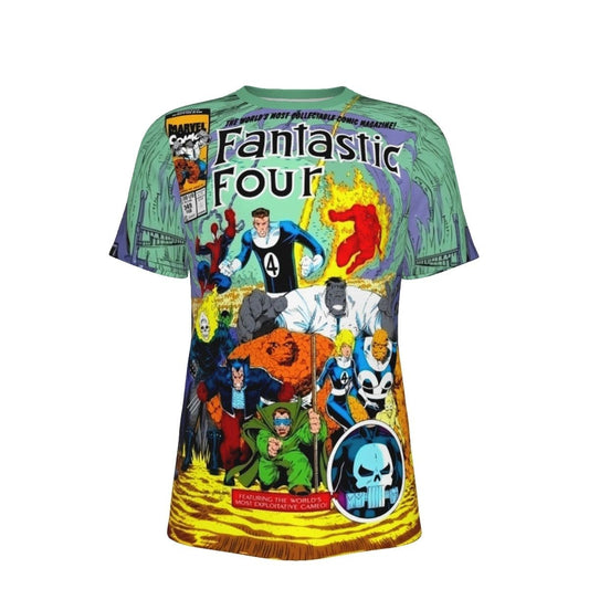 FANTASTIC FOUR 349 ALL OVER PRINT SHIRT AND TANK