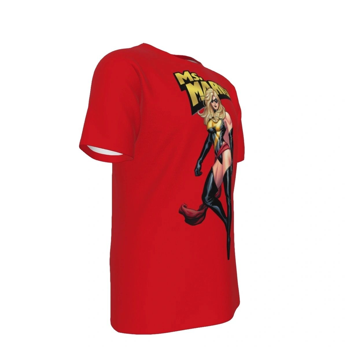 MS MARVEL CUT OUT ALL OVER PRINT SHIRT AND TANK