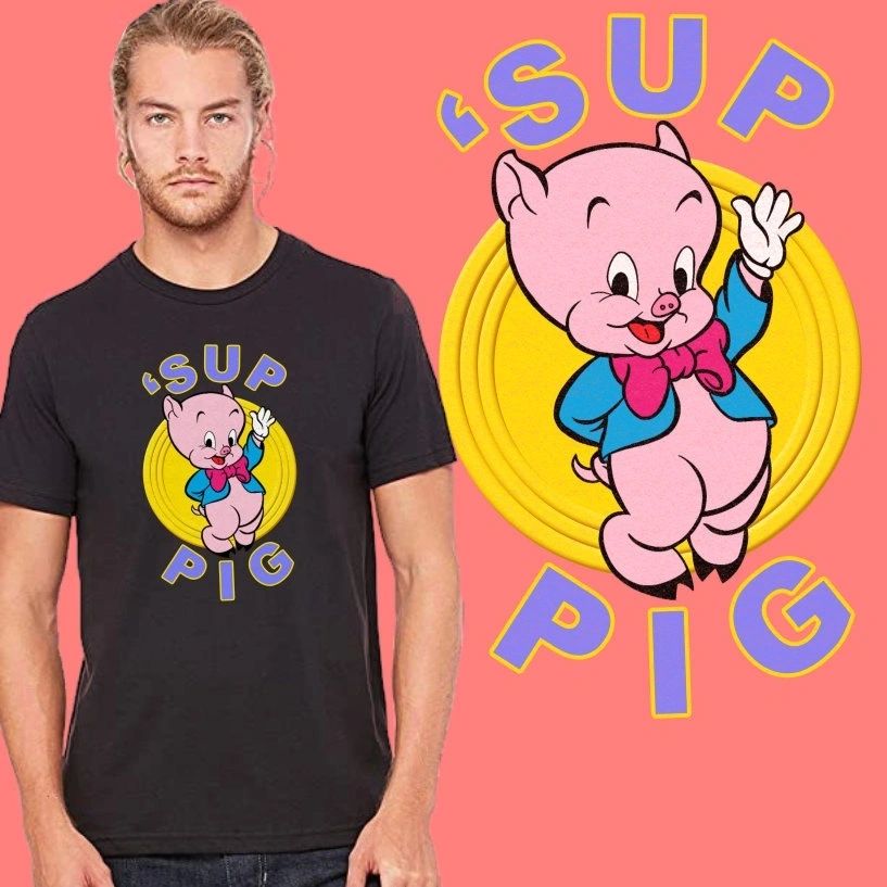 SUP PIG WITH PORKY PIG