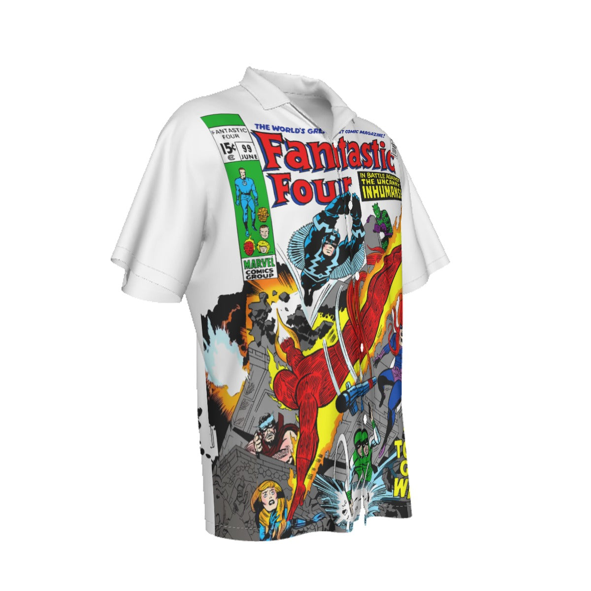 FANTASTIC FOUR 99 ALL OVER PRINT SHIRTS AND TANK TOP
