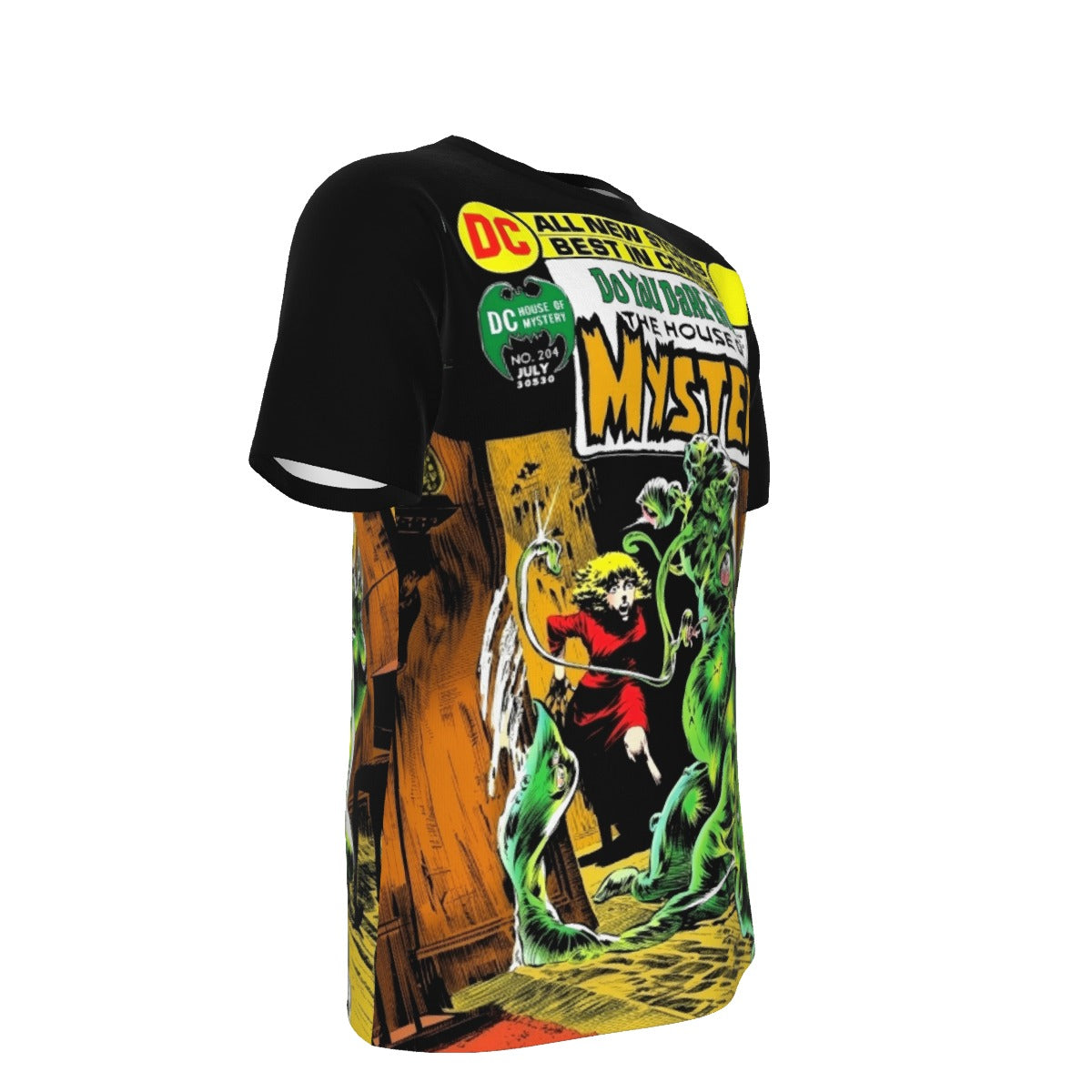 HOUSE OF MYSTERY 204  ALL OVER PRINT SHIRT AND TANK TOP- BERNIE WRIGHTSON