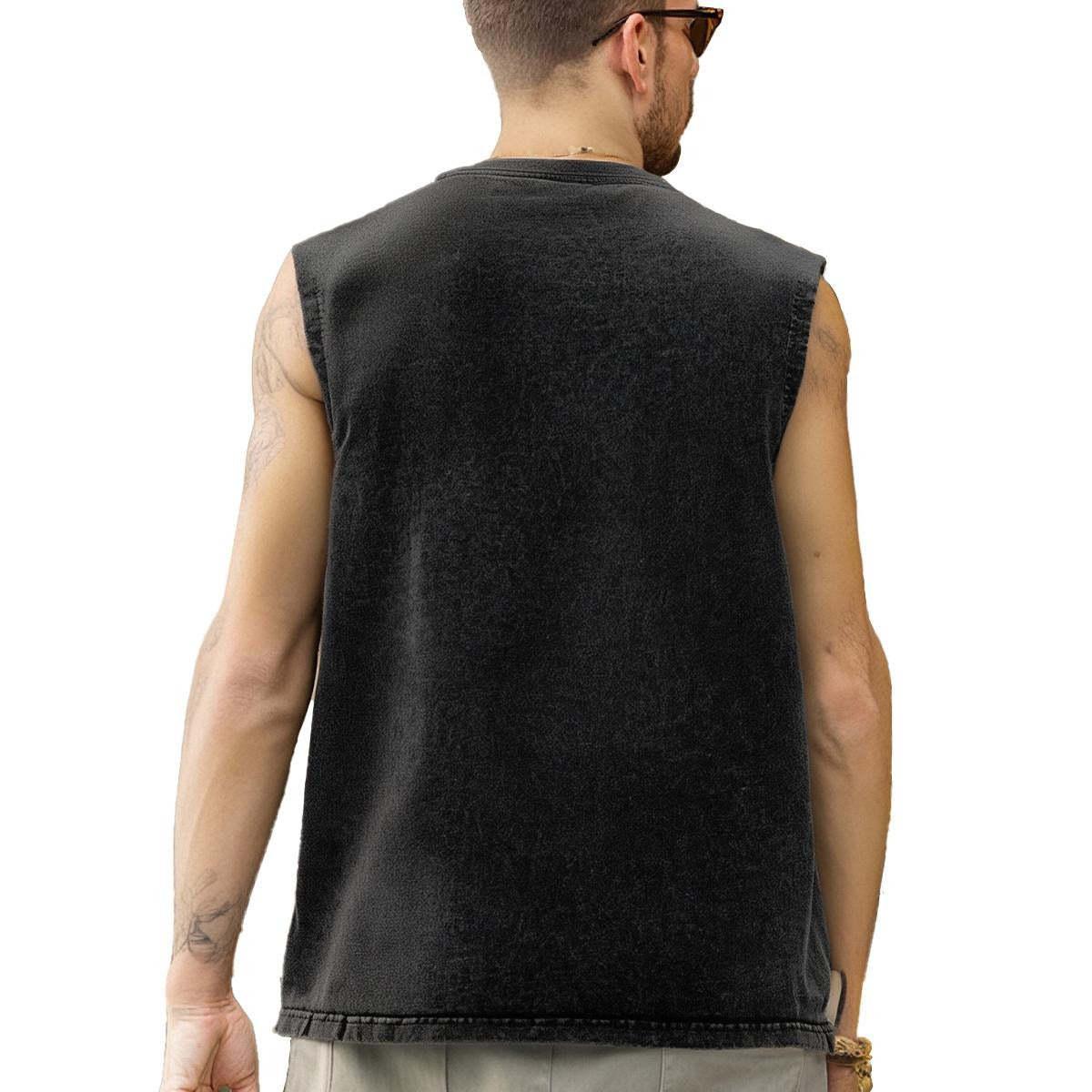 WOKE UP GAY AGAIN SLEEVELESS COTTON SHIRT