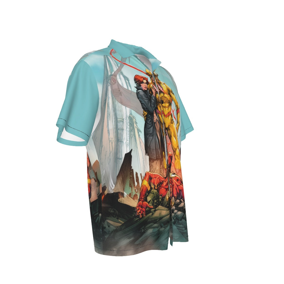 FLASH 25 V5 ALL OVER PRINT SHIRT AND TANK TOP - REVERSE FLASH