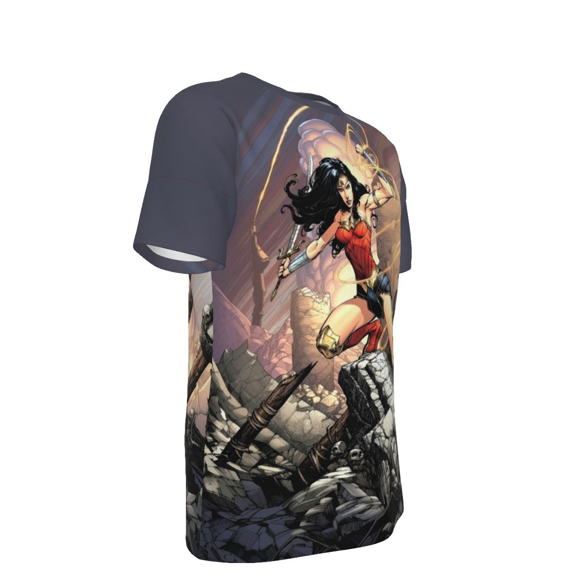 WONDER WOMAN 69 VAR  ALL OVER PRINT SHIRT AND TANK TOP - DAVID FINCH ART