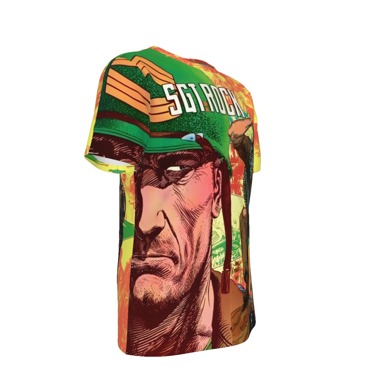SGT ROCK TRIBUTE SHIRT ALL OVER PRINT SHIRT AND TANK TOP