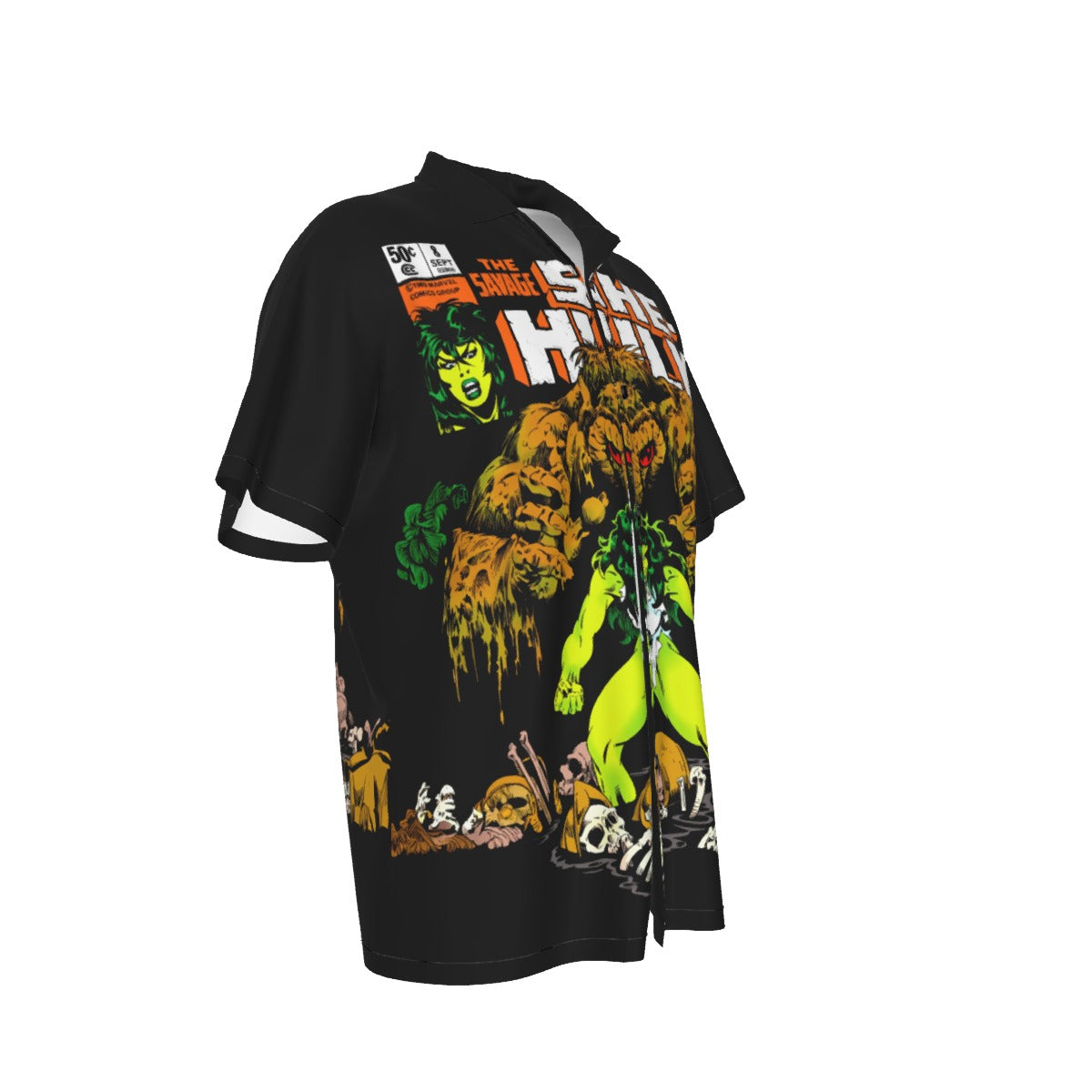 SAVAGE SHE-HULK 78 OVER PRINT SHIRT AND TANK TOP- MICHAEL GOLDEN ART