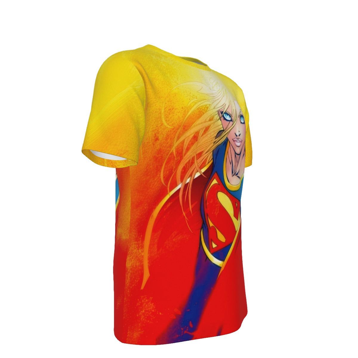 SUPERGIRL PIN UP All Over Print Shirt & Tank Top- MICHAEL TURNER ART