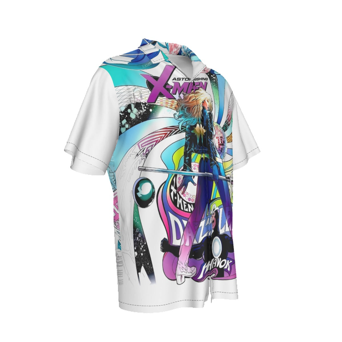 ASTONISHING XMEN 13 v3 PIN UP ALL OVER PRINT SHIRT AND TANK TOP - DAZZLER